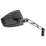 Espejo retrovisor Highsider Wave negro/rojo - 301-4902