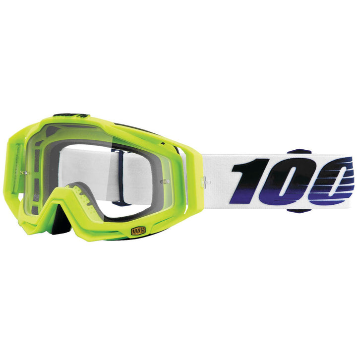 100% Gen1 Racecraft Goggles GP21 with Clear Lens - 50100-247-02