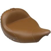 Mustang Wide Studded Driver Seat With Backrest Brown 79766MV