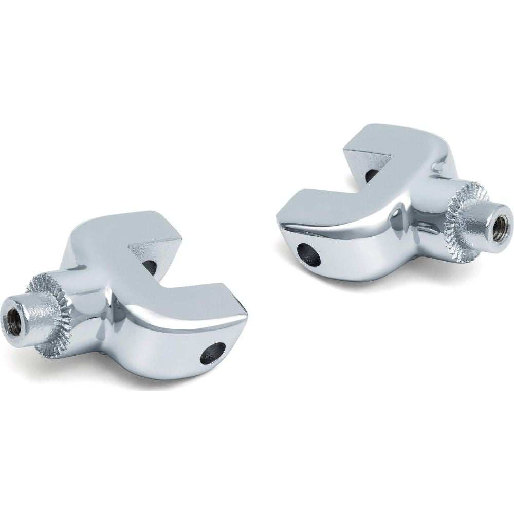 Kuryakyn Peg and Passenger Board Mount Adaptors for Indian Floorboard Chrome