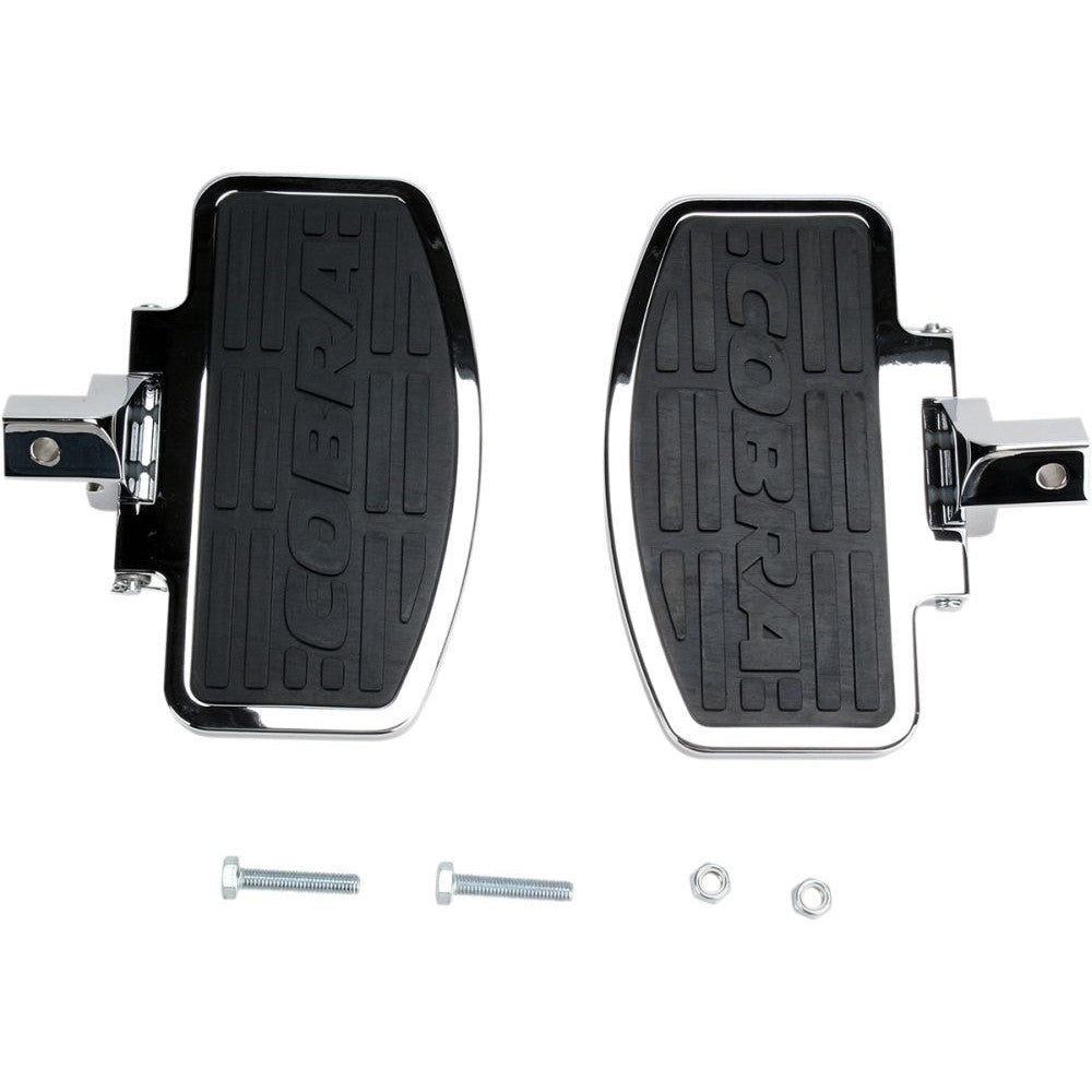 Cobra Boulevard Front Floorboard Kit Chrome - 06-1640