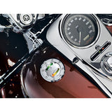 KURYAKYN CHROME INFORMER LED FUEL BATTERY GAUGE 1994-2017 HARLEY ROAD KINGS 7282