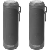 Boss Audio Systems Bluetooth Portable Stereo Speaker System Grey