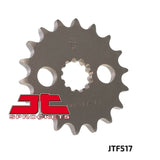 Piñón delantero de acero de 16 dientes para Kawasaki ZZR 1400 de calle (2006-2010)