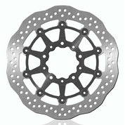 BikeMaster Brake Rotor For Kawasaki Z750R/ABS 2011-2012 Contour Front Silver