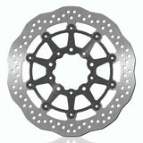 BikeMaster Brake Rotor For Kawasaki Z750R/ABS 2011-2012 Contour Front Silver