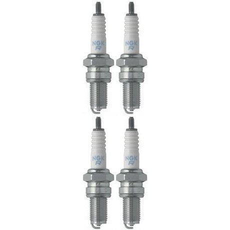 Set of 4 NGK Standard Spark Plugs for Yamaha RHINO 2008 Engine 450cc