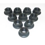 WSM Hex Flanged Nut 10mm Black - Pack Of 10 014-603