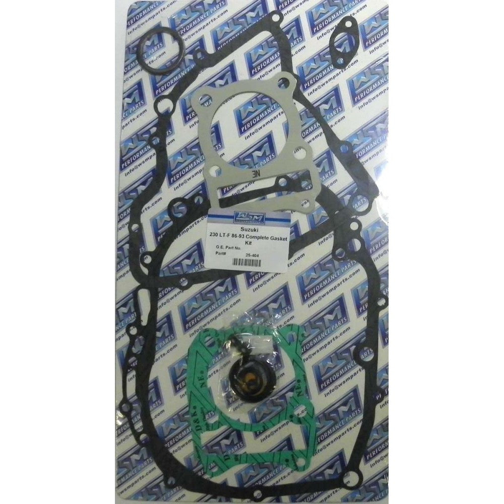 WSM Complete Gasket Kit For Suzuki 230 LT 85-93 25-404