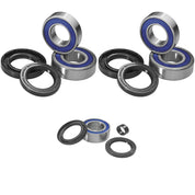 QUADBOSS Front and Rear Wheel Bearing Kits for Yamaha YFM125 Raptor 2011-2013