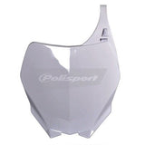 Polisport - 8658100001 - Front Number Plate, White