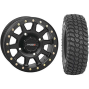 Set of 2 Mounted Wheel and Tire Kit Wheel: 15x7 5+2 4/137 Tire: 32x10-15 8 Ply