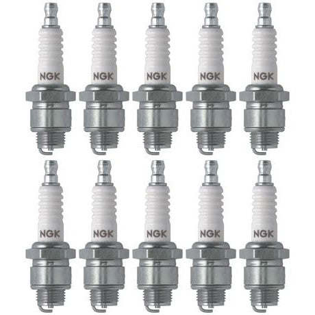 Set of 10 NGK Standard Spark Plugs OMC M225C Engine 440cc