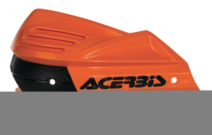 Acerbis Orange/Black X-Factor Replacement Handguard Shields - 2393481008