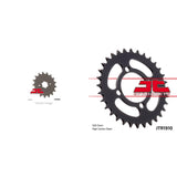 Front & Rear Steel Sprocket Kit for ATV/UTV YAMAHA YFM125 Grizzly 2004-2012