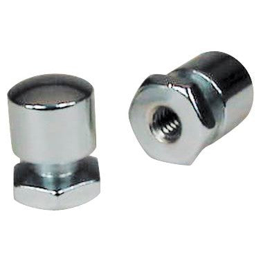Harley FLHRC Road King Classic 2007-2013 Solo Mounting Nuts Chrome by Mustang