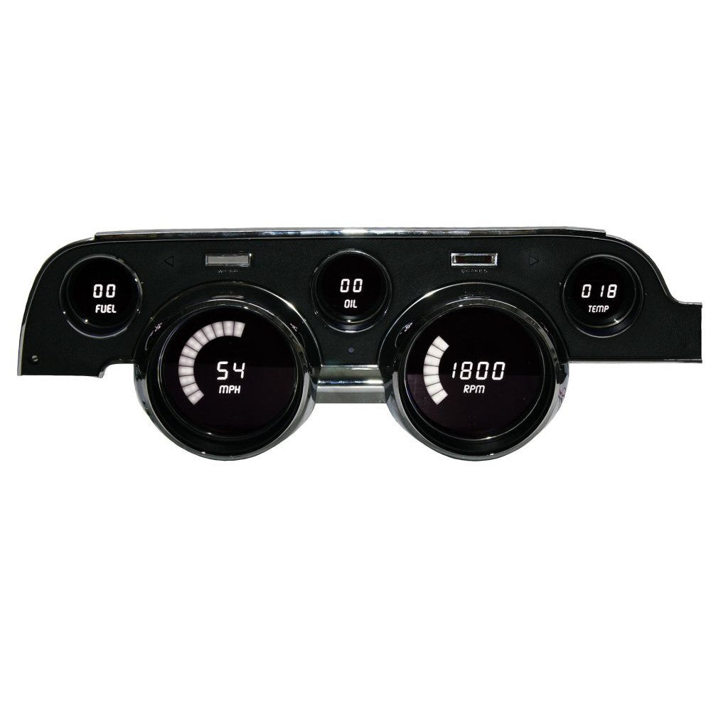 Intellitronix 1967-1968 Ford Mustang LED Digital DP7002 - White