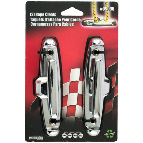 ERICKSON 09096 Chrome Cleat Anchor / Pair