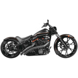 Freedom Performance Radical Radius Crossover Exhaust with Star Tips Black - HD01192