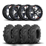 Llantas ITP Cyclone de 14" y neumáticos Mega Mayhem [27x9-14]
