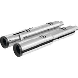 Freedom Performance 2-Step Slip-On Exhaust Straight Tip Chrome/Black - IN00243