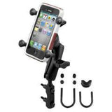 Soporte para teléfono Ram Mounts con depósito de freno/embrague y base X-Grip, color negro - RAM-B-174-UN7U