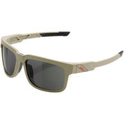 100% Type-S Sunglasses Soft Tact Quicksand with Grey Lens - 61032-104-47