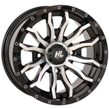 Rueda High Lifter 22x7 5/4.5 4+3 negra brillante HL21 22HL21-1245