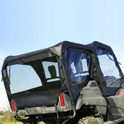 Falcon Ridge Black Canvas Doors, Rear Window and Top With Zipper For Honda Pioneer 2014-2023