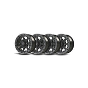 Bullite Set of 4 Ruler Wheel 15X7.0 Gun Metal/Black 4/156 5+2