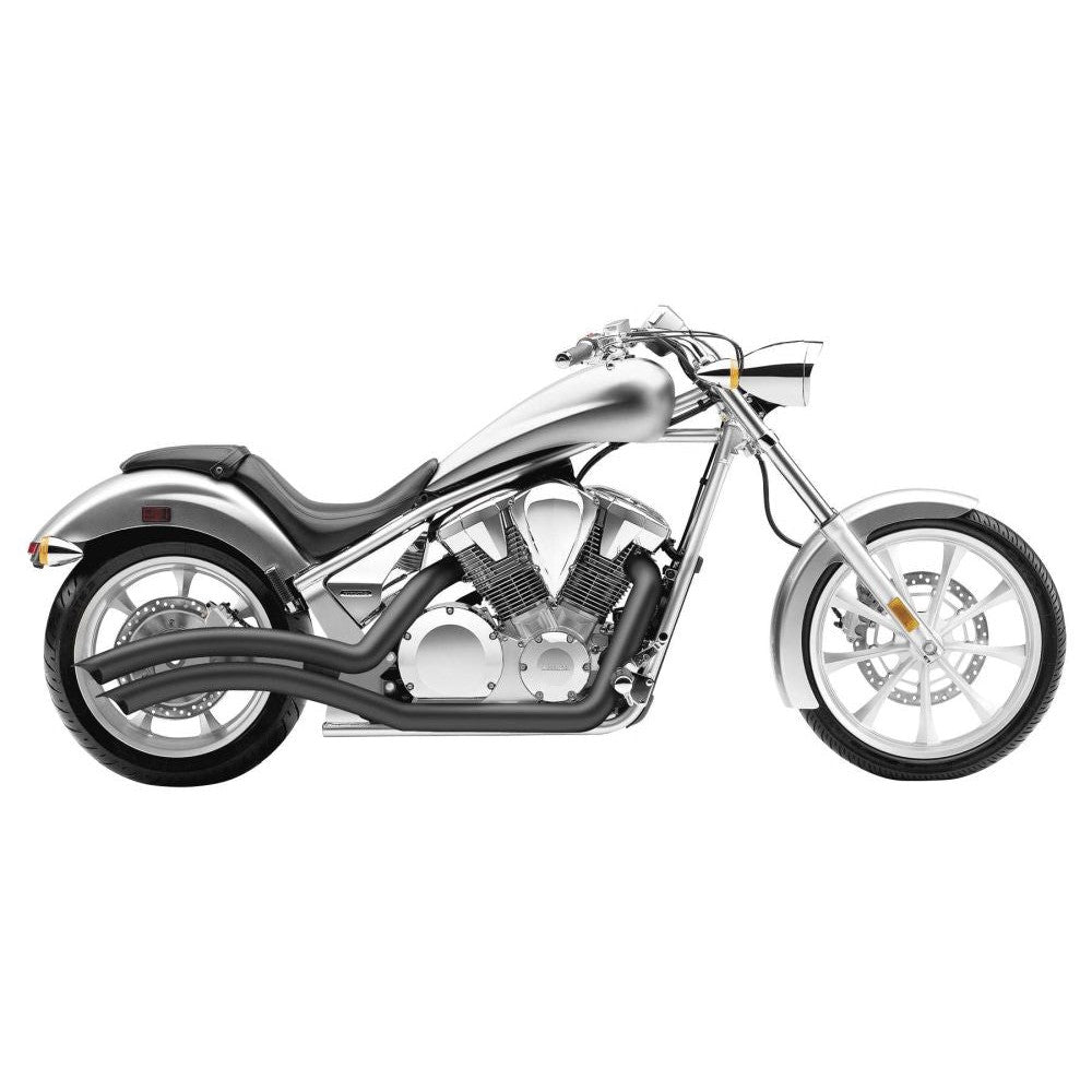 Cobra Swept Exhaust Black - 1233B