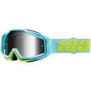 100% Gen1 Racecraft Goggles Pinacles with Silver Mirror Lens - 50110-335-02
