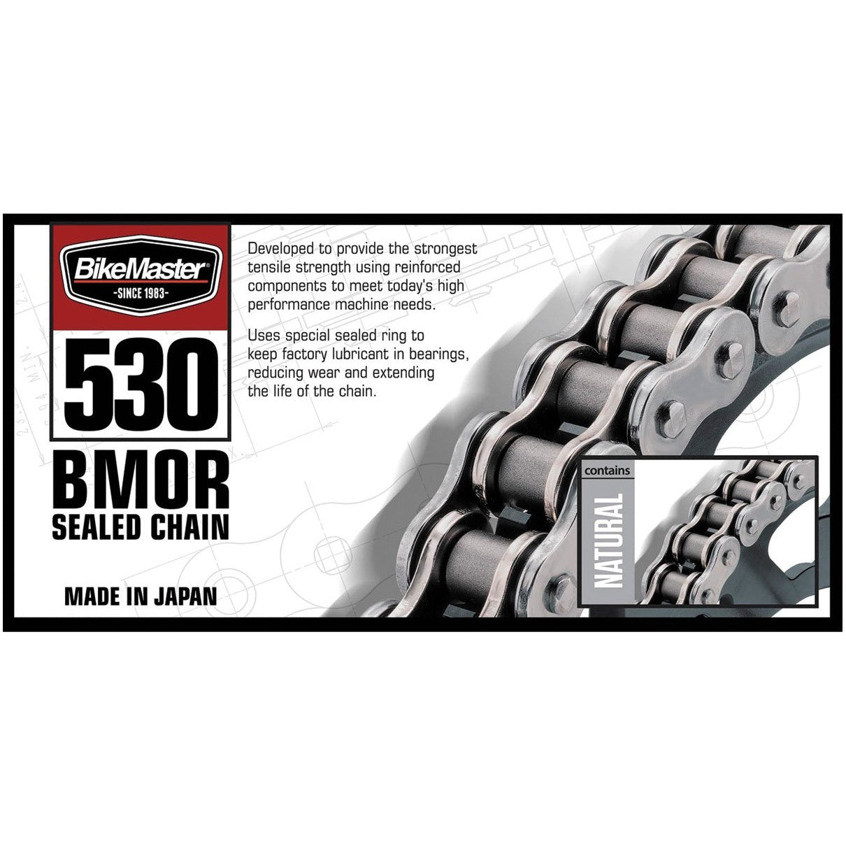 530 BMOR Chain, Front & Rear Steel Sprocket Kit HONDA VF750C Magna 1994-2004