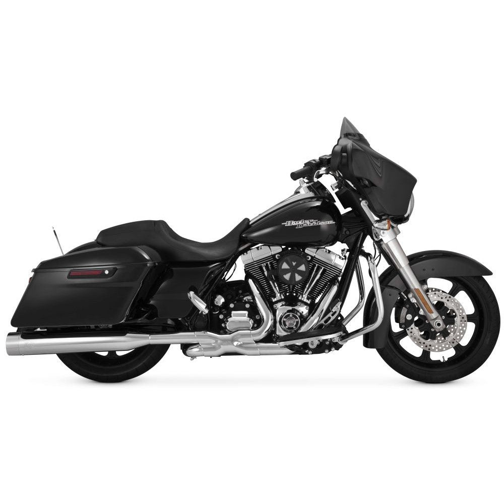 Vance And Hines Oversized 450 Slip On Exhaust 4.5in Chrome For Titan With Fuelpak FP3