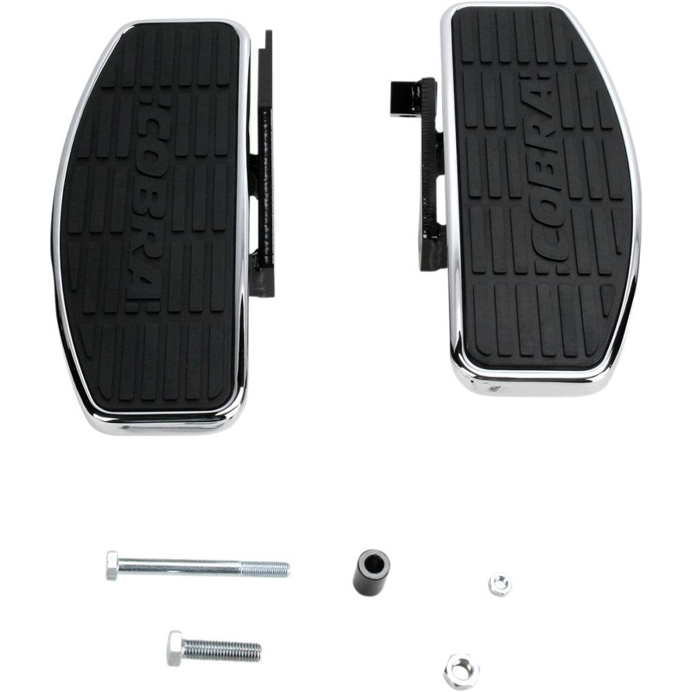 Cobra Boulevard Front Floorboard Kit Chrome - 06-1920