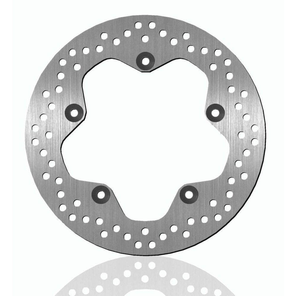 BikeMaster Brake Rotor For Yamaha FZ-07 2014-2015 Contour Rear Silver