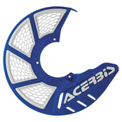 Acerbis Mini Blue/White X-Brake Vented Disc Cover - 2630551006