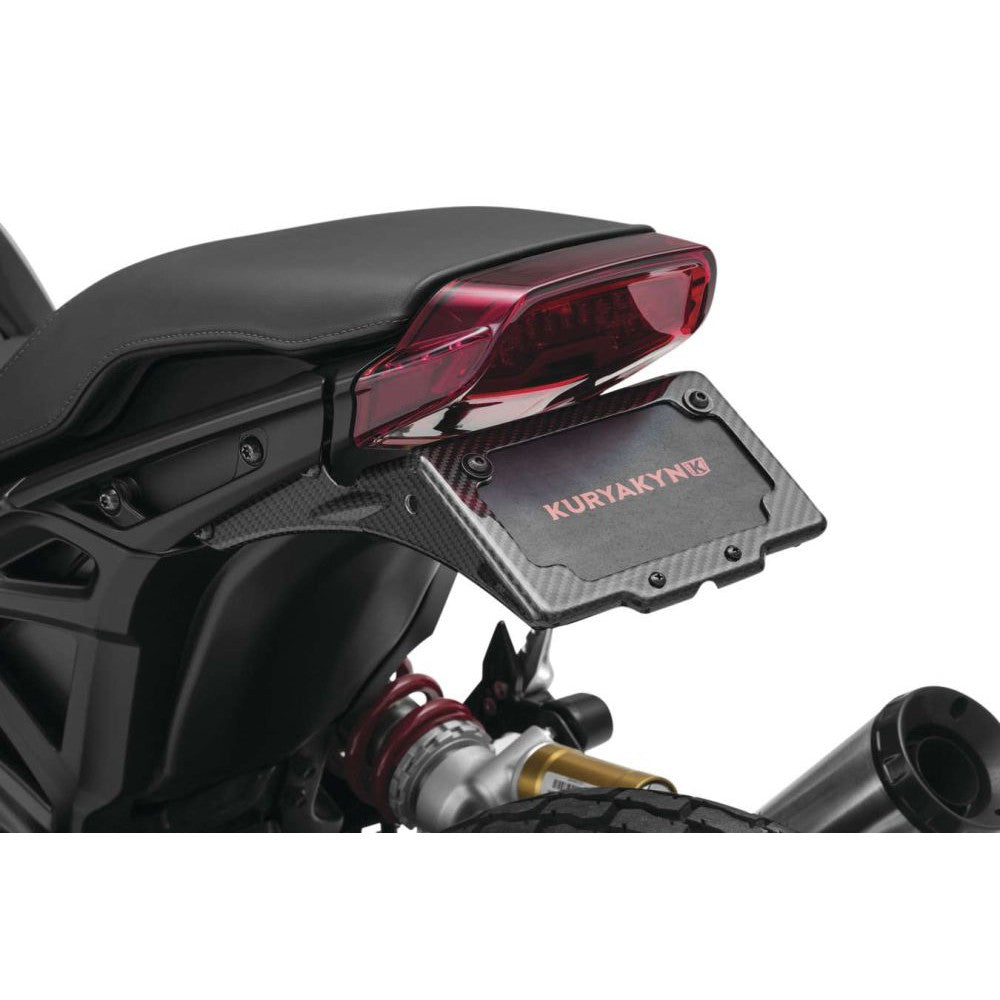 Kuryakyn Carbon Fiber License Plate Mount 7634