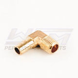 Manguera WSM de 3/8'' x conector macho de 1/4'', codo de 90 grados COU220LEE