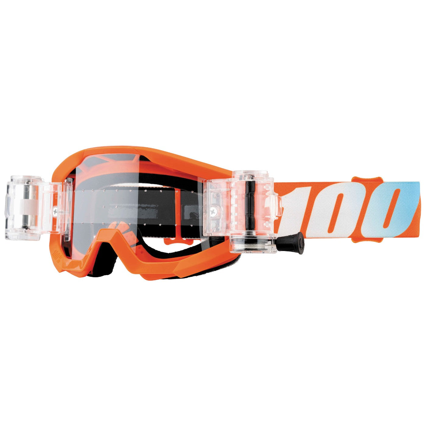 100% Gen1 Strata Jr. Goggles Orange SVS with Clear Lens - 50520-006-02