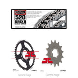 520 BMXR Chain, Front & Rear Sprocket Kit for SUZUKI LT500R Quadzilla 1987