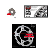 Kit de cadena BMOR 520 Natural, piñón delantero y trasero HONDA VT750 Shadow RS 2010-2013