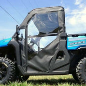 Falcon Ridge Black Canvas Soft Roll-Away Doors For CFMOTO UForce 2019-2022