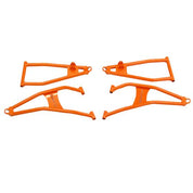 High Lifter Apexx Front Forward Upper And Lower Orange Control Arms With Ball Joints For Polaris Models HDFFA-RNG9-O-BJI