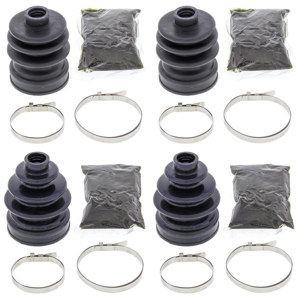 Complete Front Inner & Outer CV Boot Repair Kit for Honda TRX500FA 2015-2016