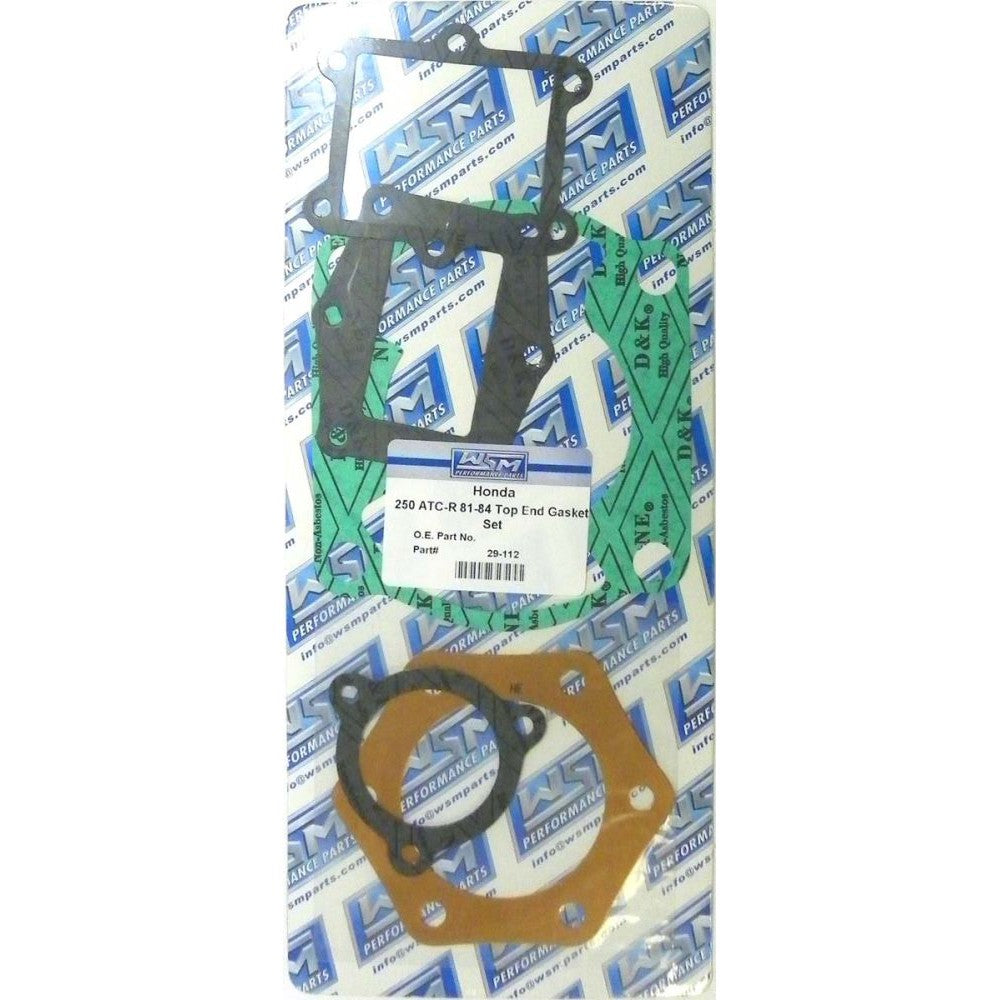 WSM Top End Gasket Kit For Honda 250 ATC-R 81-84 29-112