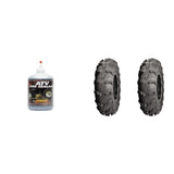 Juego de 2 neumáticos ITP Mud Lite XL delanteros y traseros 28x10-12 de 6 capas con sellador QUADBOSS