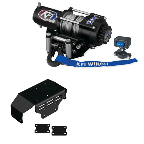2500lb KFI Winch Mount Combo Kit 2015-2018 Honda 500 Pioneer NEW