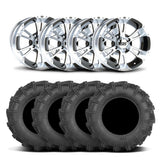 ITP SS212 15" Matte Black Wheels And Cryptid Tires [32x10-15]