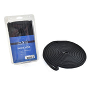 WSM 3/8'' x 15' Nylon Black Dock Line 1000-3815BK